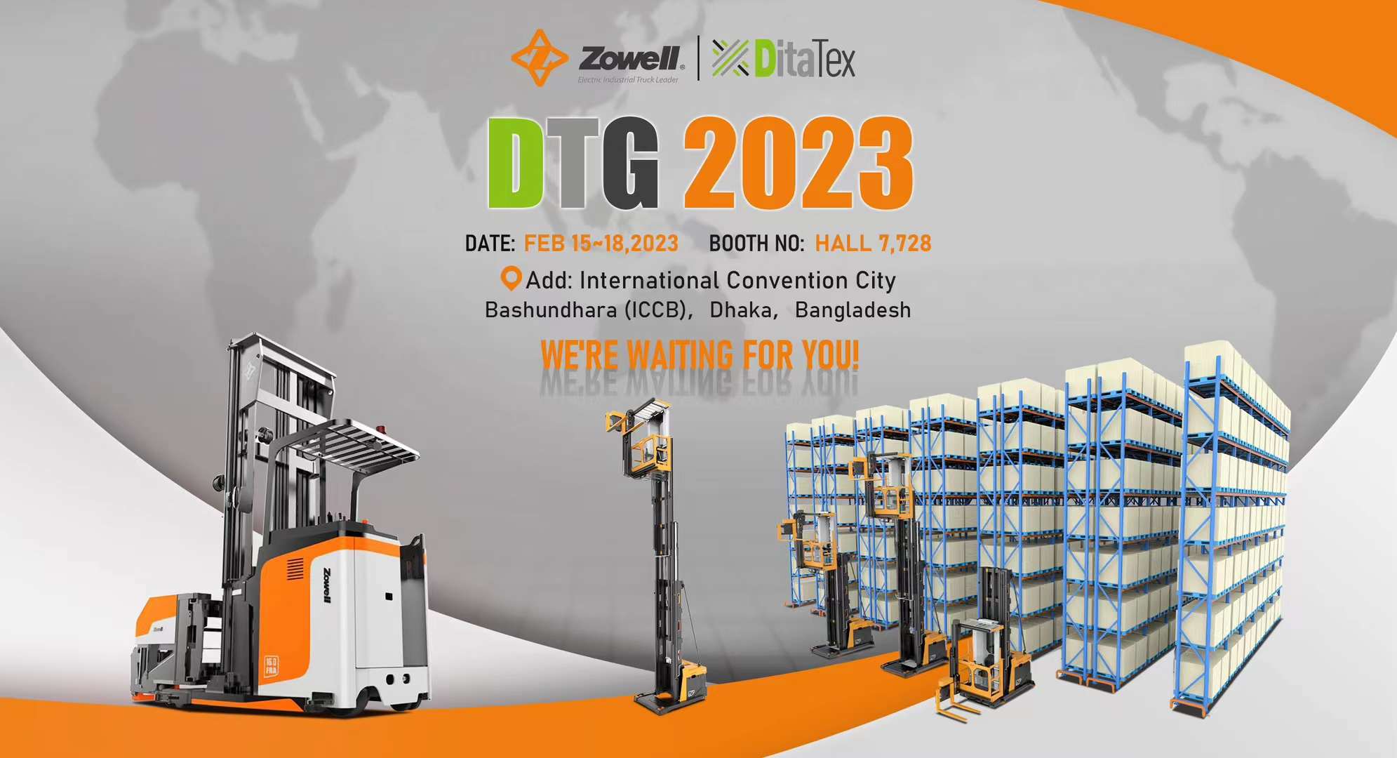 Triển lãm DTG 2023: Zowell và DitaTex tại Thành phố Hội nghị Quốc tế Bashundhara (ICCB) ở Bangladesh